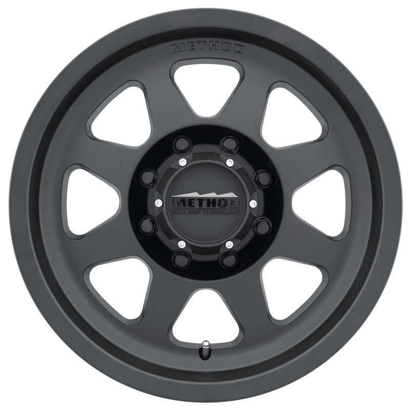 Method MR701 17x9 -12mm Offset 8x6.5 130.81mm CB Matte Black Wheel MR70179080512N