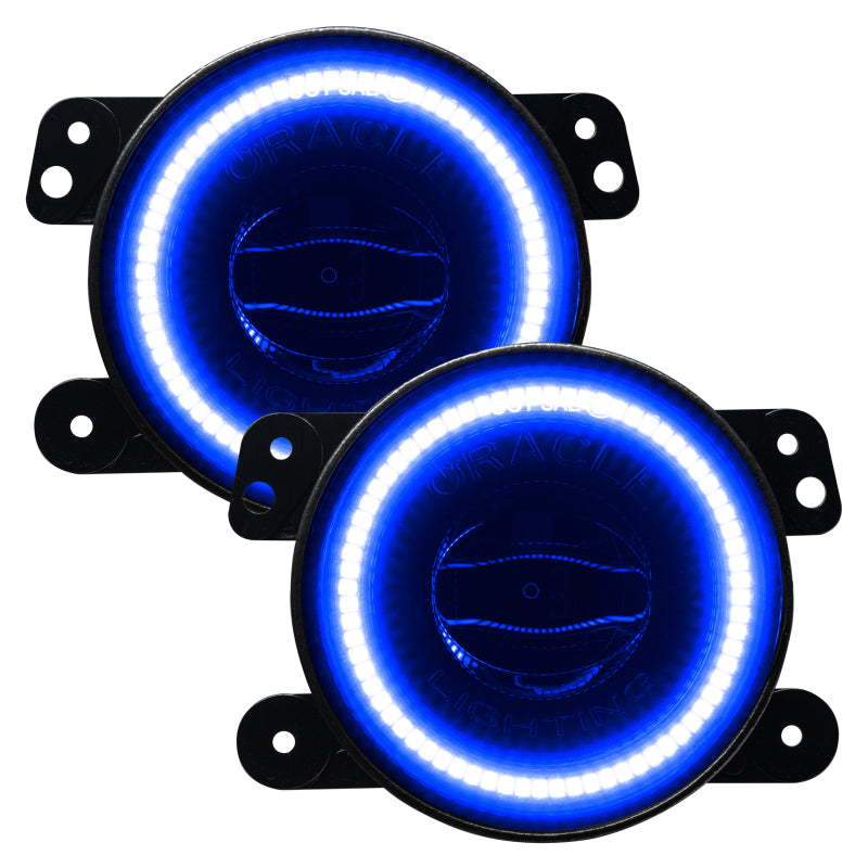 Oracle Jeep Wrangler JK/JL/JT High Performance W LED Fog Lights - ColorSHIFT - Dynamic 5846-332