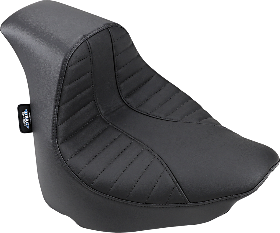 DRAG SPECIALTIES EZ-Solo Seat - Scorpion Stitch - Vinyl - FXFB '18-'22 ACT EZ-ON STYLE 0802-1128