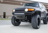 N-Fab M-RDS Front Bumper 06-17 Toyota FJ Cruiser - Tex. Black w/Silver Skid Plate T061MRDS