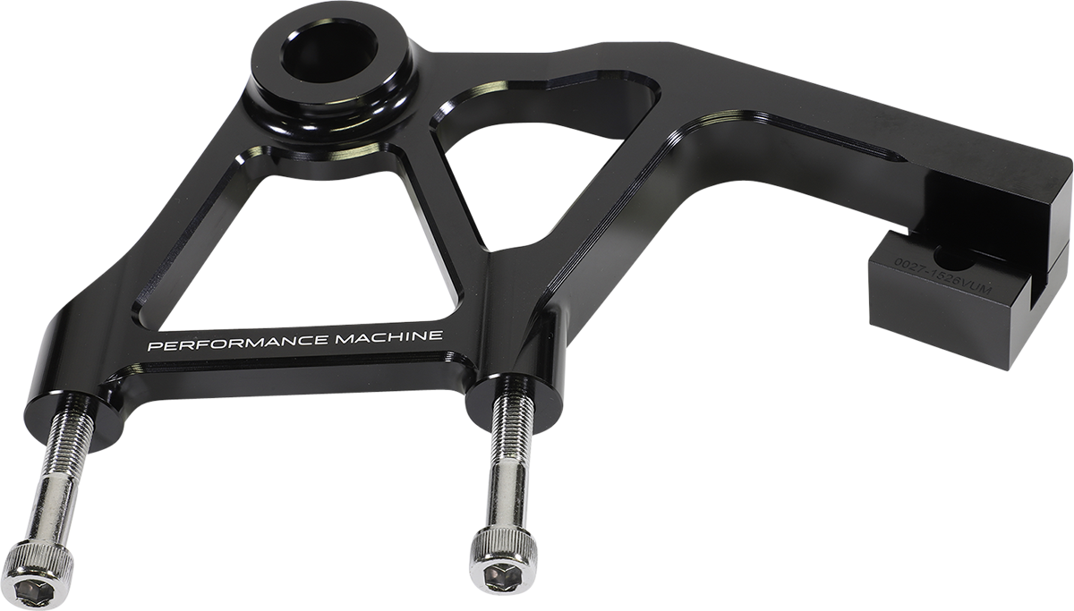 PERFORMANCE MACHINE (PM) Rear Radial Mount Caliper Bracket - Anodized Black 00231828AGNMAB