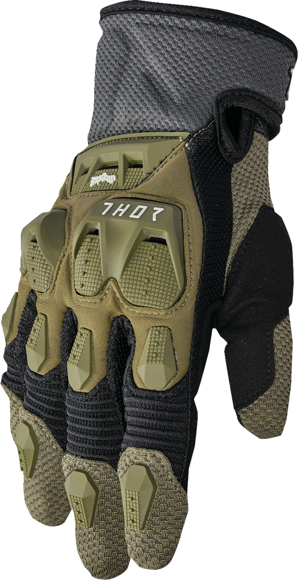 THOR Terrain Gloves - Army/Charcoal - Small 3330-7286