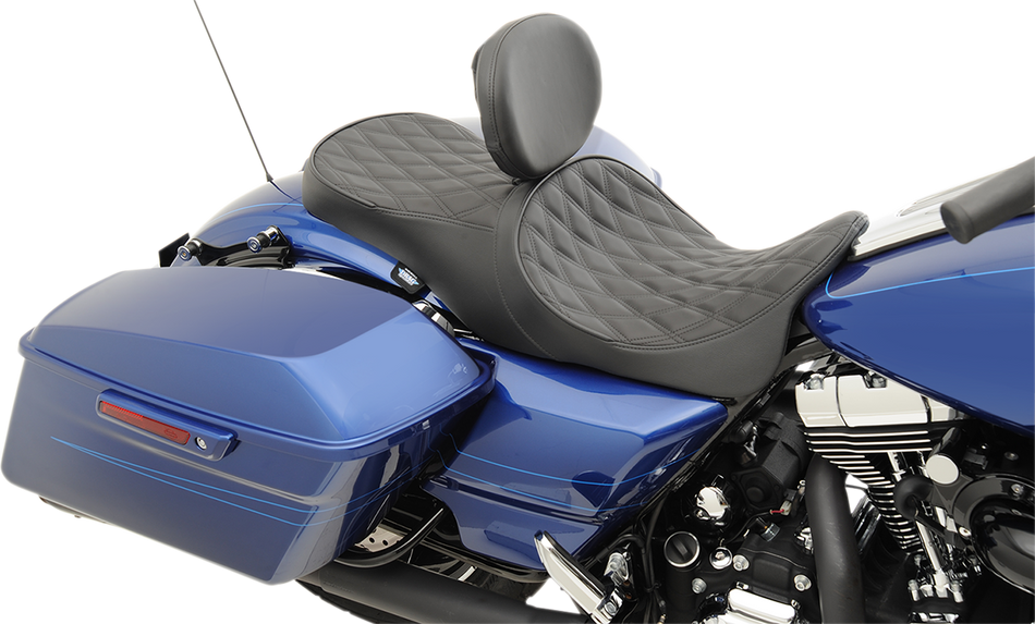 DRAG SPECIALTIES Low Forward Touring Seat - Diamond - FL '08-'22 0801-1011