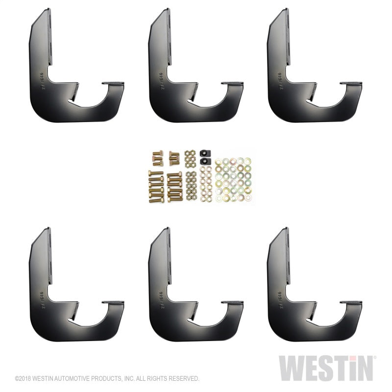 Westin 2015-2018 Chevrolet/GMC Colorado/Canyon Crew Cab Running Board Mount Kit - Black 27-2205