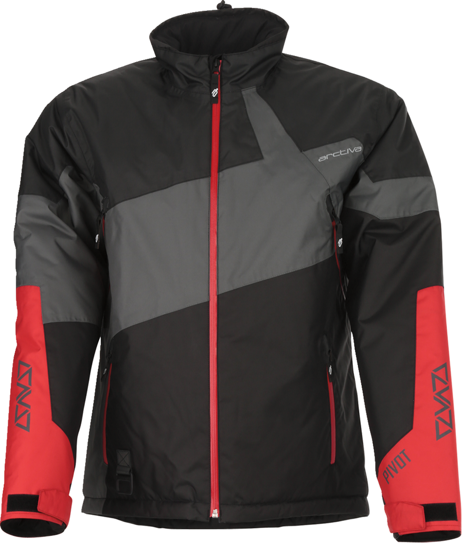 ARCTIVA Pivot 6 Jacket - Gray/Black/Red - Medium 3120-2107