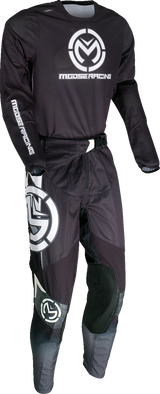 MOOSE RACING Pantalones Sahara - Negro/Blanco - 30 2901-10708 