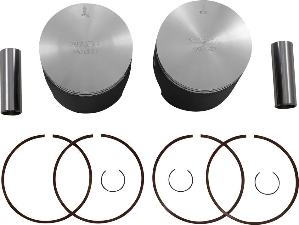 WOSSNER Piston Kit - Ski-Doo - Standard K7022DA-2