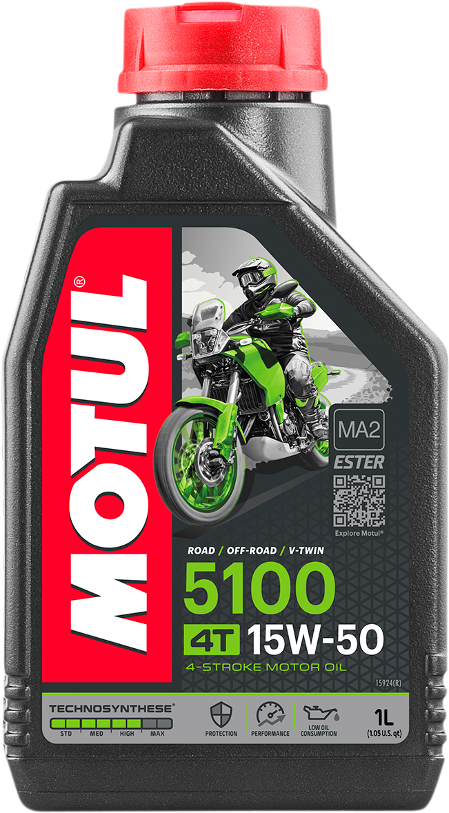 MOTUL 5100 4T Synthetic Blend Oil - 15W-50 - 1L 104080