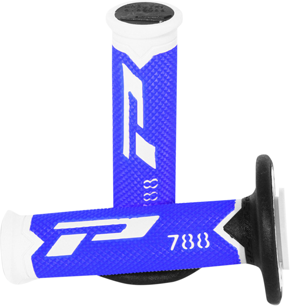 Puños PRO GRIP - 788 - Blanco/Azul/Negro PA078800WBN 