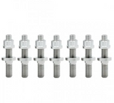 BLOX Racing SUS303 Stainless Steel Exhaust Manifold Stud Kit M8 x 1.25mm 45mm in Length - 9-piece BXFL-00307-9
