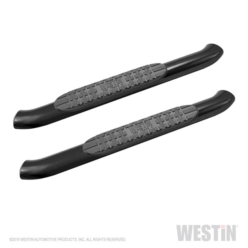 Westin 18-20 Jeep Wrangler JL 2DR PRO TRAXX 4 Oval Nerf Step Bars - Textured Black 21-24055