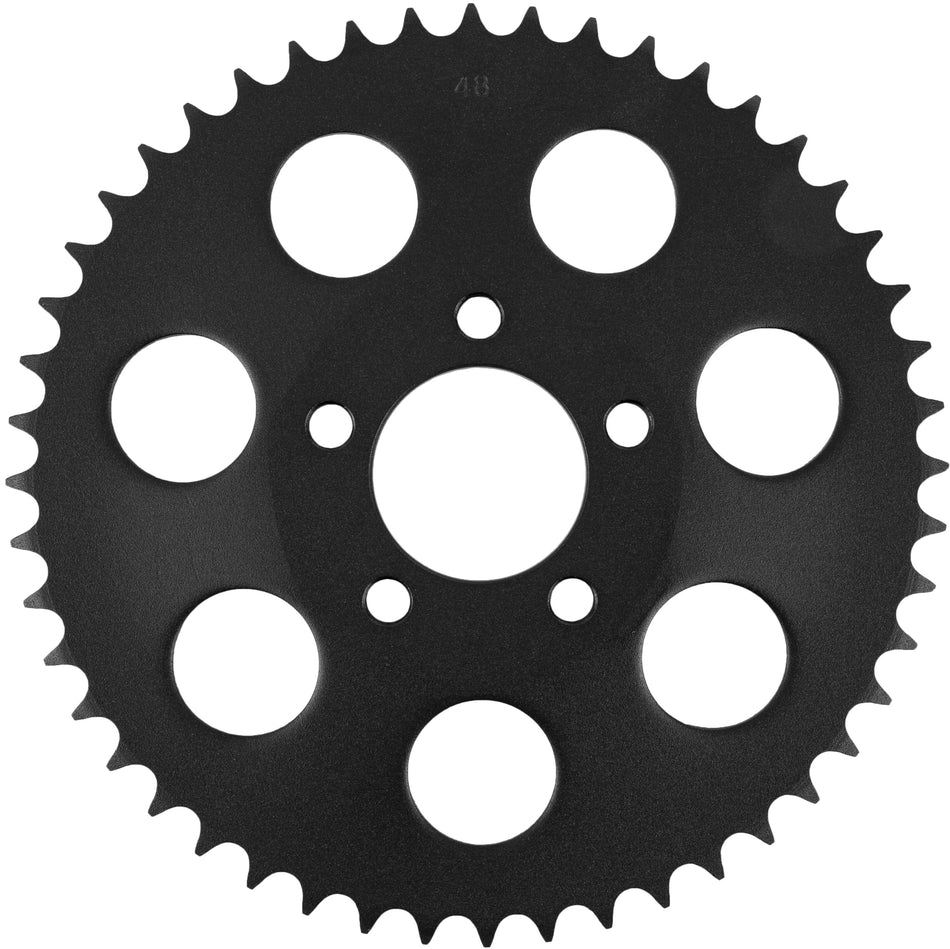 HARDDRIVE Textured Black Rr Sprocket Dished 48t 00-13 Big Twin 201667