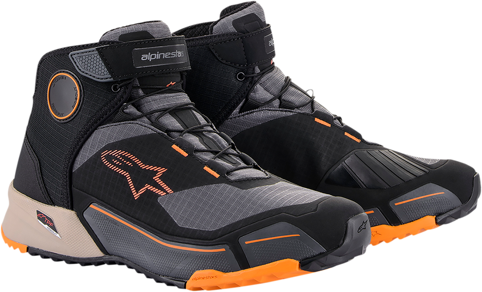 ALPINESTARS CR-X Drystar® Shoes - Black/Brown/Orange - US 9 26118201284-9