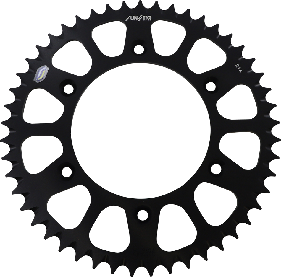 SUNSTAR SPROCKETS Rear Sprocket - 49 Tooth - Honda - Black 5-355949BK