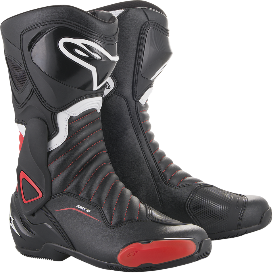 ALPINESTARS SMX-6 v2 Boots - Black/Red - US 9.5 / EU 44 22230171344