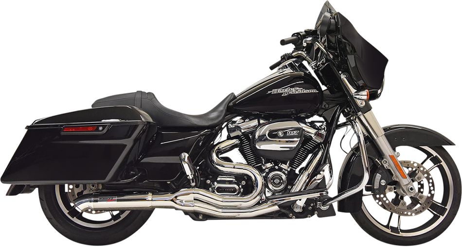 BASSANI XHAUST 2:1 Exhaust - Chrome  Glide /Road King   2017-2024  1F88C