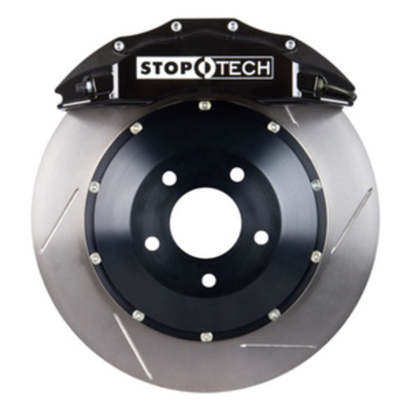 StopTech 08-13 BMW M3/11-12 1M Coupe Front BBK w/ Black ST-60 Calipers Slotted 380x35mm Rotor 83.160.6D00.51