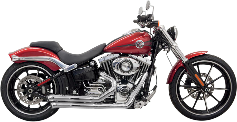 BASSANI XHAUST Pro Street Exhaust - Chrome 1S33D