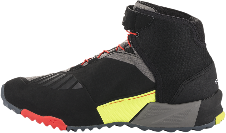 ALPINESTARS CR-X Drystar® Shoes - Black/Red/Yellow Fluorescent - US 9.5 261182015390