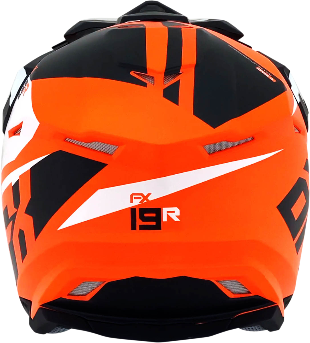 AFX FX-19R Helm – Racing – Mattorange – Medium 0110-7084