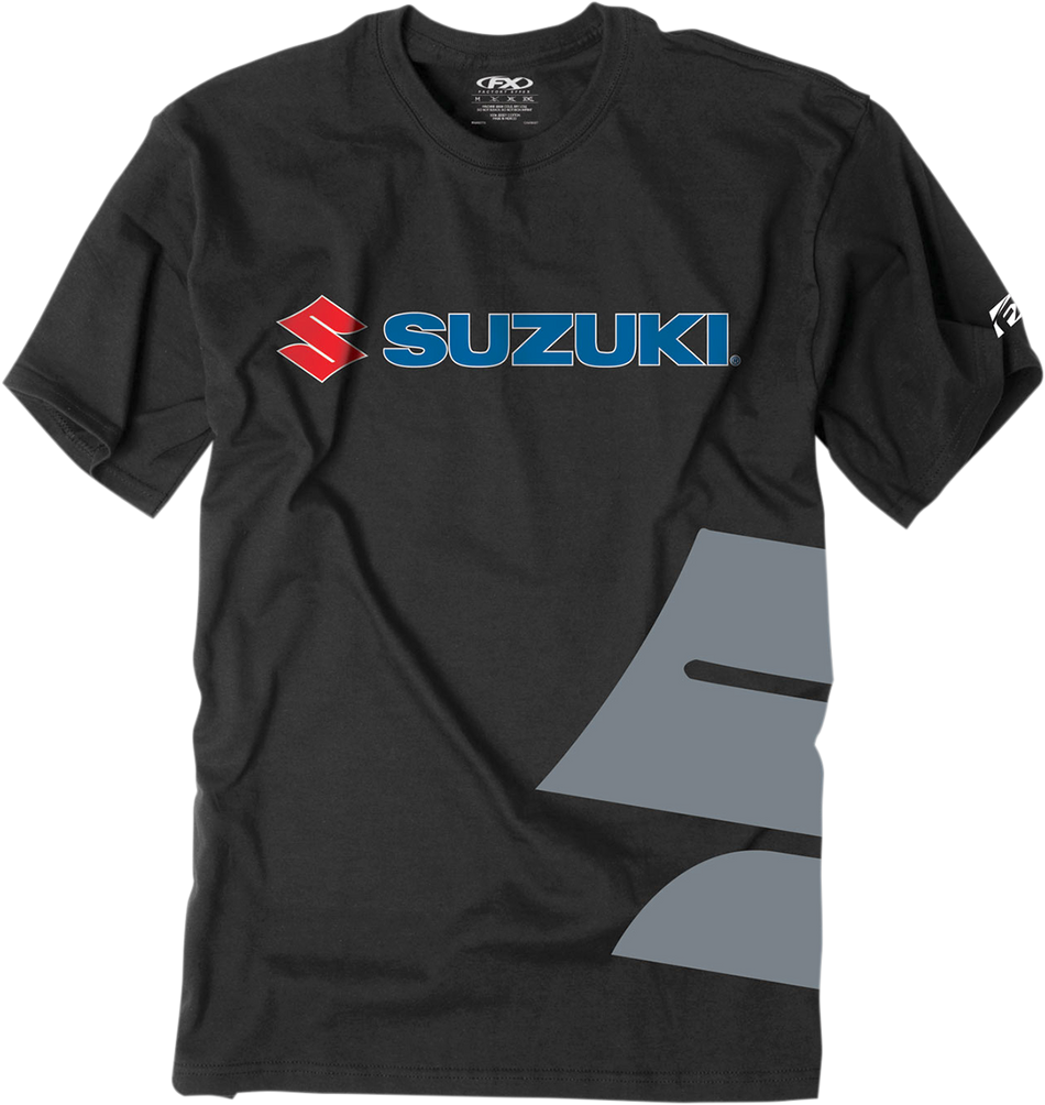 FACTORY EFFEX Suzuki Big S T-Shirt – Schwarz – Groß 15-88472 