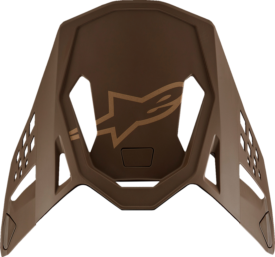 ALPINESTARS Supertech M10 Visor - Squad - Dark Brown/Gold 8982723-839