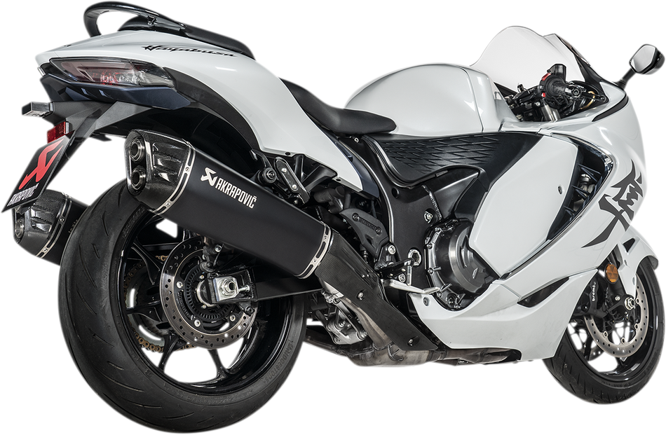 Silenciadores Akrapovic slip-on series - titanio/fibra de carbono - negro Hayabusa Busa 2021 -2024 G3 S-S13SO4-HRAATBL 1811-4158