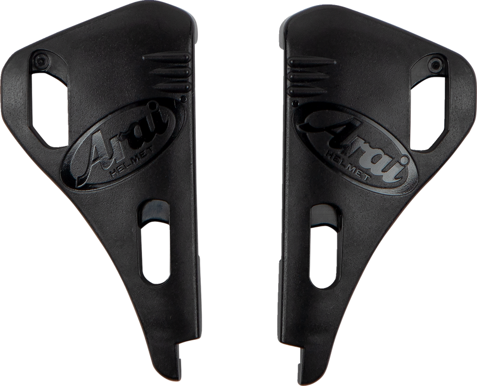 ARAI VAS-V Pivot Cover Plates - Pro Shade System - Black 11-1138