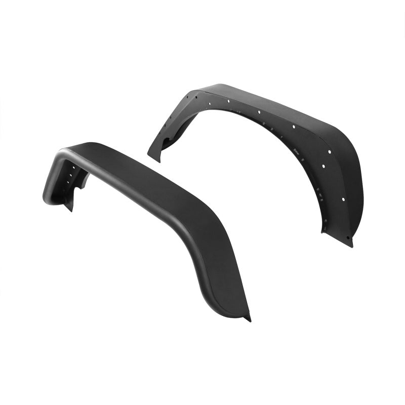 Westin/Snyper 07-17 Jeep Wrangler Tube Fenders - Rear - Textured Black 62-1015