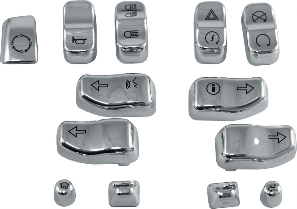 HARDDRIVE Switch Caps Chr 14-Up 13 Piece 0139-13