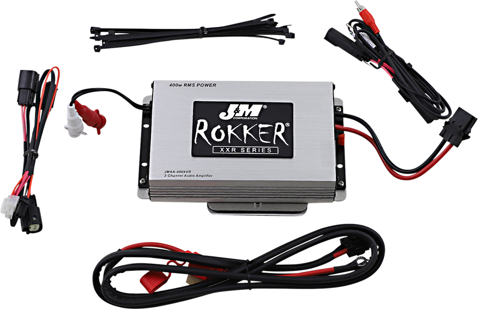 J & M 400W 2-Channel Amp Kit - 15-20 Roadglide Fairing JAMP-400HR15