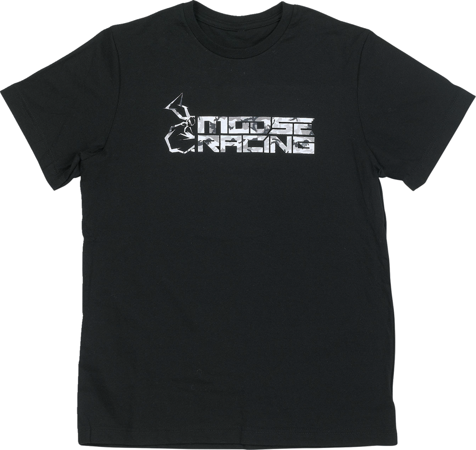 MOOSE RACING Youth Camo T-Shirt - Black - XL 3032-3685