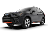 Rally Armor 2019 Subaru Forester UR Black Mud Flap w/ Orange Logo MF52-UR-BLK/OR