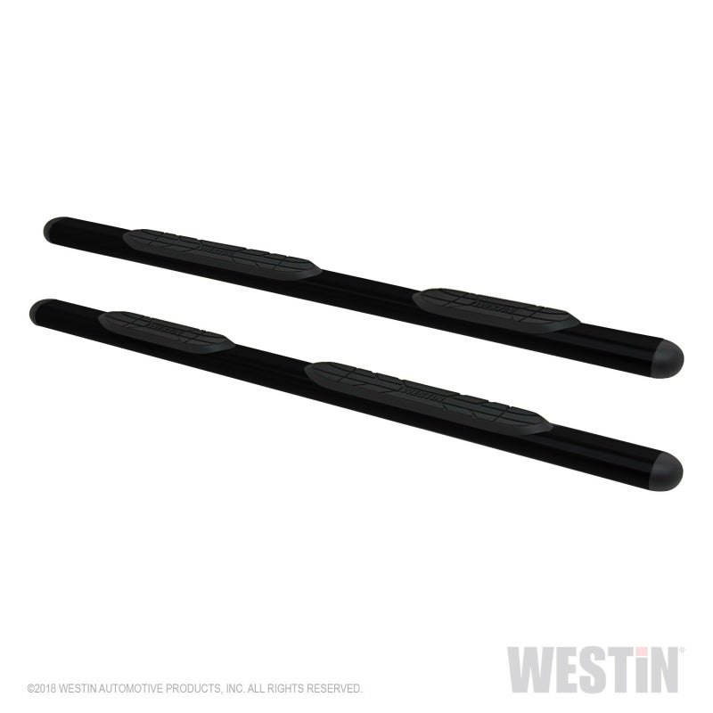 Westin Premier 4 Oval Nerf Step Bars - 85 in - Black 22-5035