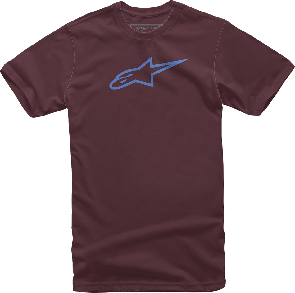 ALPINESTARS Ageless T-Shirt - Maroon/Blue - Medium 1032-720308370M