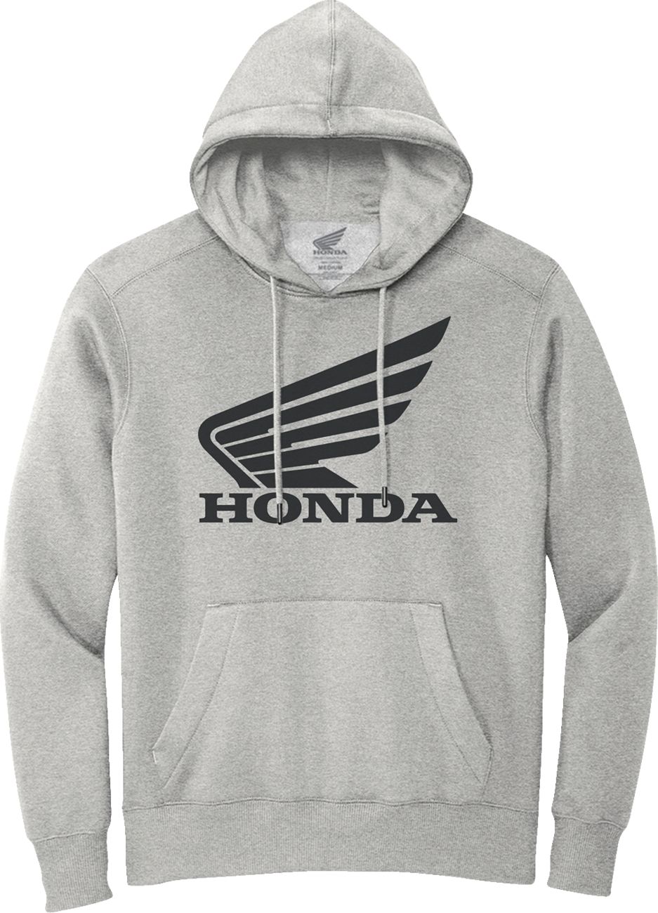 HONDA APPAREL Honda Wing Hoodie - Gray/Black - Medium NP21S-S3028-M