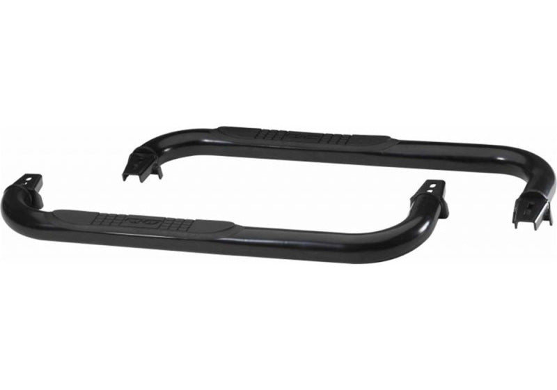 Rampage 1987-1995 Jeep Wrangler(YJ) 3 Inch Round Nerf Bar - Black 8625