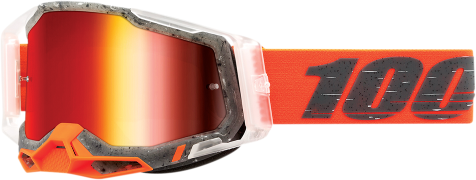 100% Racecraft 2 Goggles - Schrute - Red Mirror 50010-00014