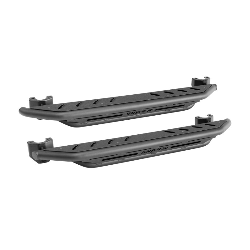 Westin/Snyper 07-17 Jeep Wrangler Triple Tube Rock Rail Steps - Textured Black 42-6005