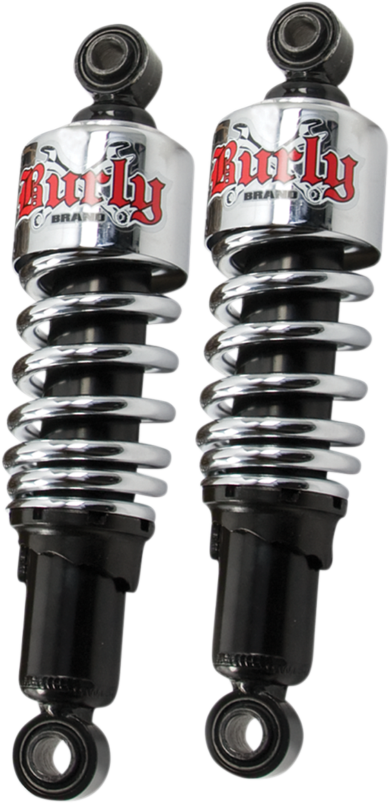 BURLY BRAND Suspension Kit - Slammer - Chrome - '80 - '16 FLHT B28-1004