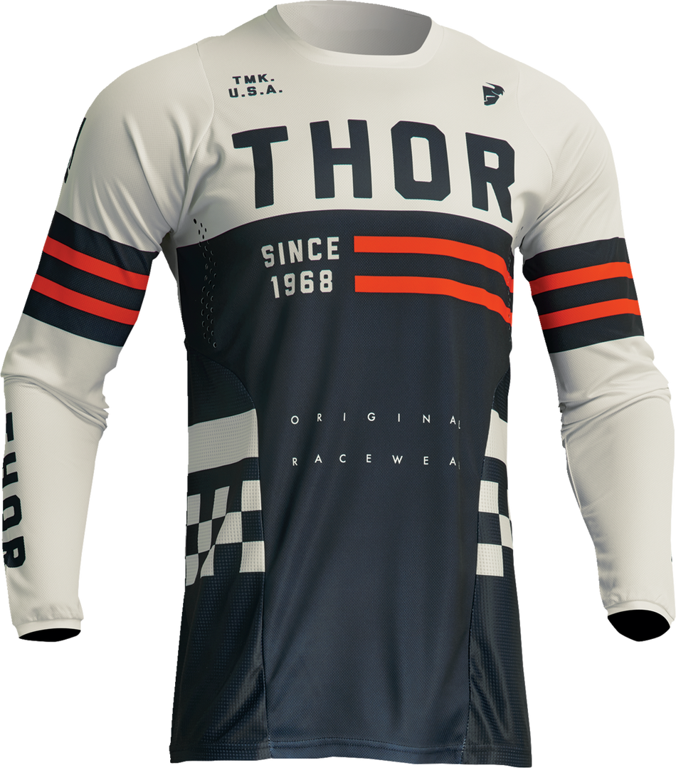 THOR Pulse Combat Jersey - Midnight/White - 2XL 2910-7095