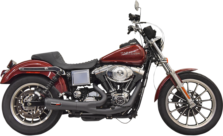 BASSANI XHAUST Ripper 2:1 Exhaust System - Black 1D5B