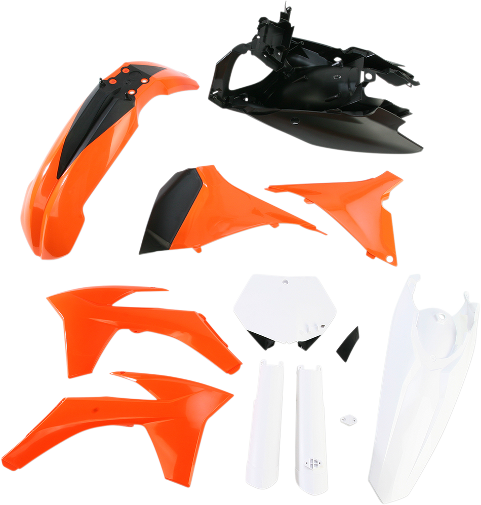 ACERBIS Full Replacement Body Kit KTM 250 OEM '11 Orange/Black/White 2205282882