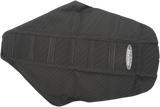 SDG 6-Ribbed Seat Cover - Black Ribs/Black Top/Black Sides 95951
