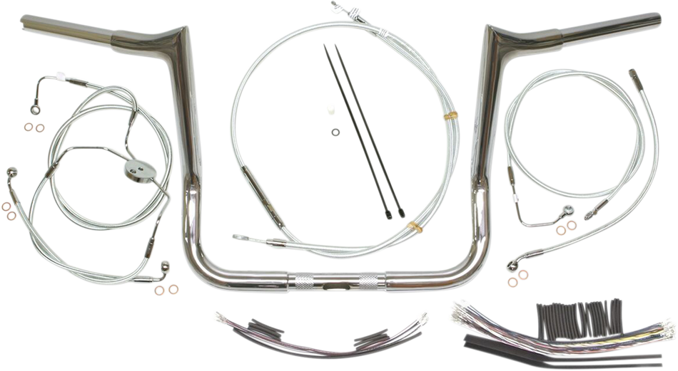 MAGNUM Handlebar Kit - Viking - 14" - Sterling Chromite II 38831-414