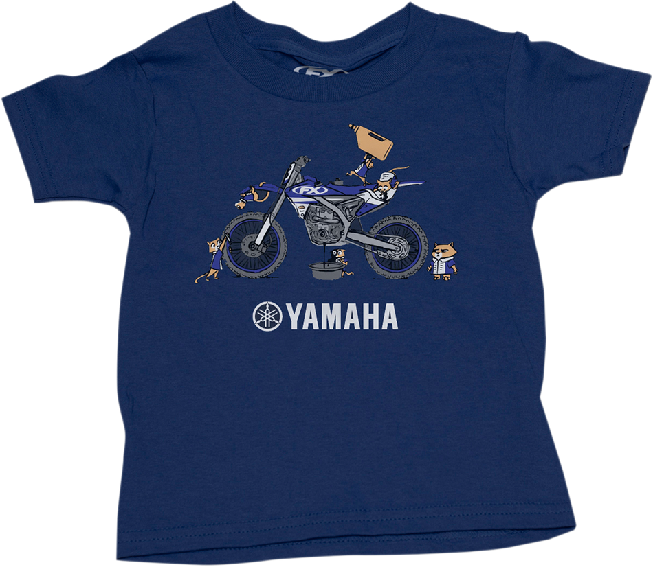 FACTORY EFFEX Toddler Yamaha Pit Crew T-Shirt - Blue - 2T 22-83220