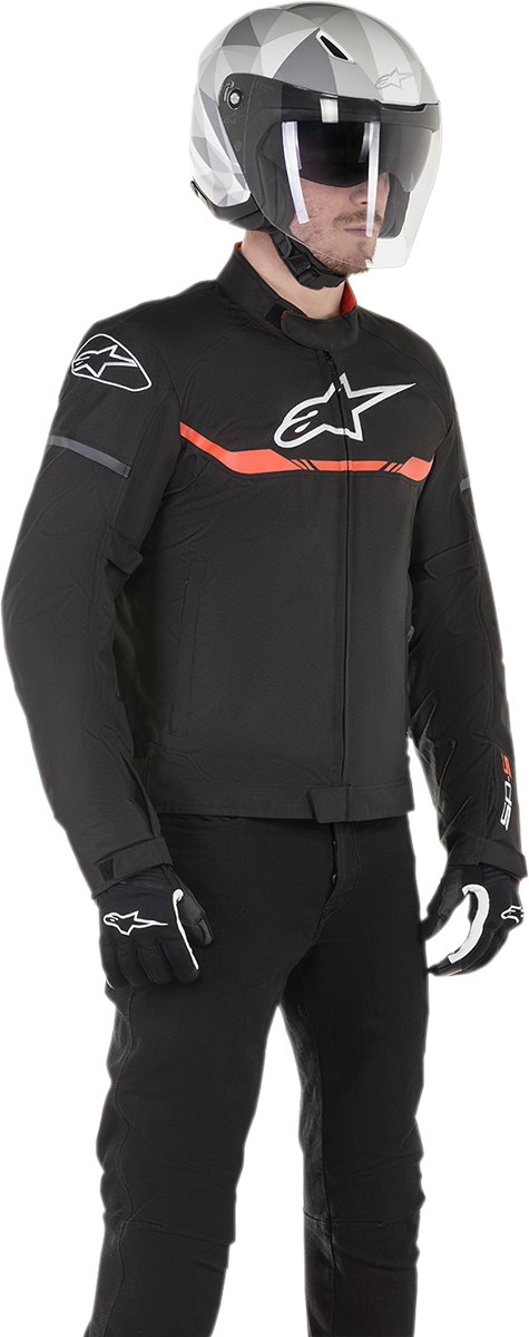 Chaqueta impermeable ALPINESTARS T-SP S - Negro/Blanco/Rojo - Pequeña 3200120-1030-S 