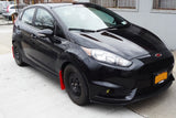 Rally Armor 13-19 USDM Ford Fiesta ST Black UR Mud Flap w/ Silver Logo MF29-UR-BLK/SIL
