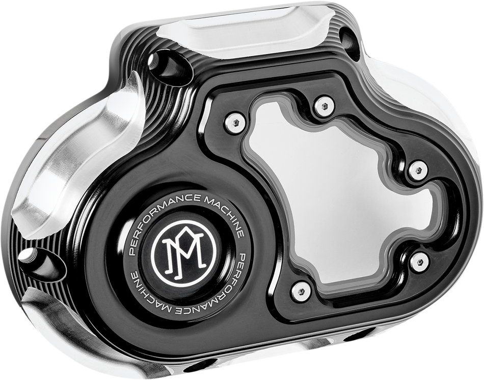 PERFORMANCE MACHINE (PM) Transmission Cover - Contrast Cut 0177-2081M-BM