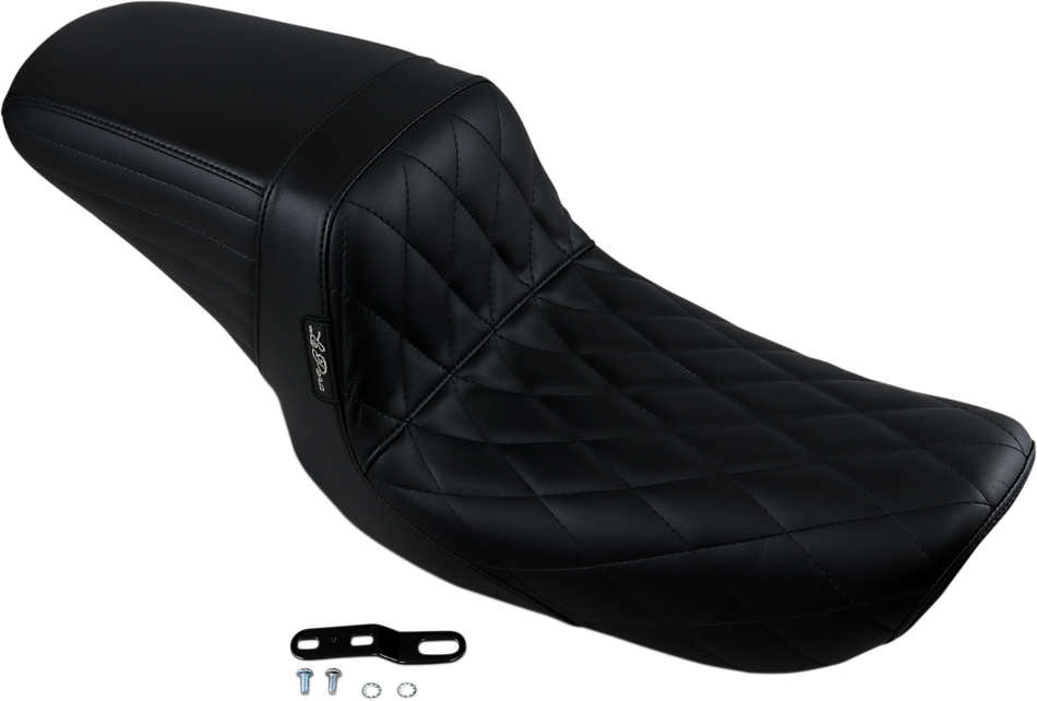 LE PERA Kickflip Seat - Diamond - Black - FXD '96-'03 LN-591DM